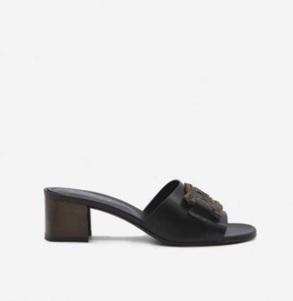 TOD'S トッズ サンダル ミュール レザー ロゴ