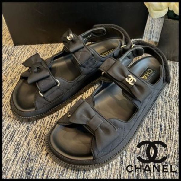 【CHANEL(シャネル)】フットベッドサンダル