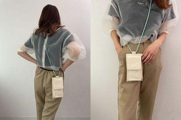 MCLANEEのスマホショルダー着用画