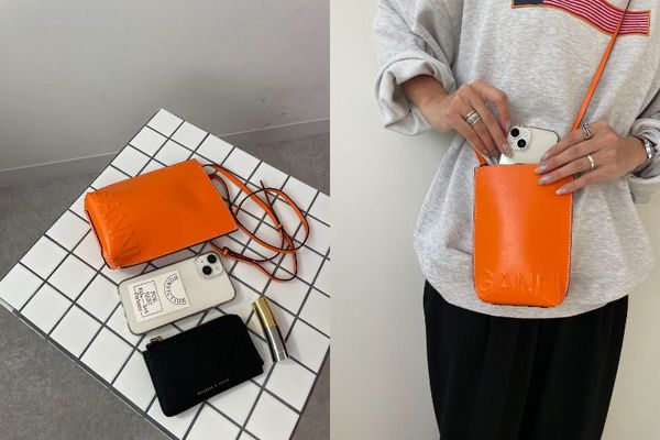 Ganniスマホショルダーサイズ感