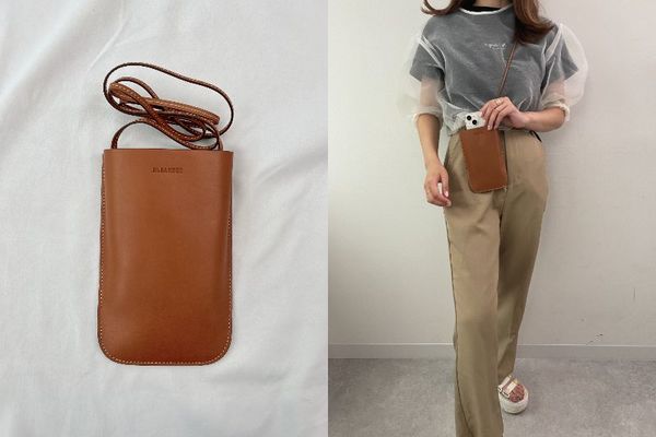 Jil Sanderスマホショルダーサイズ感