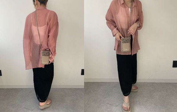 Max Maraスマホショルダー着用画