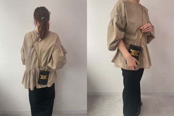 TOD'Sスマホショルダー着用画