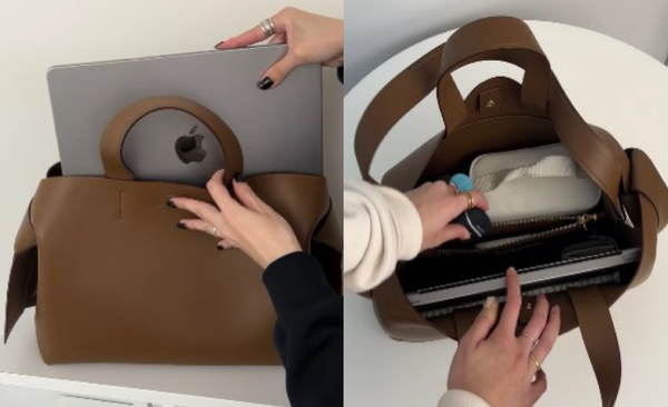 「ノートパソコン」「お弁当」「500mlペットボトル」も収納可能!