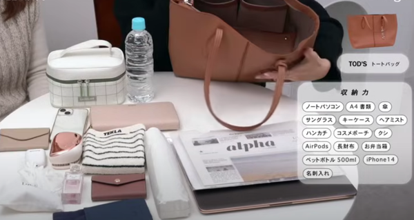 お仕事バッグに最適な容量!