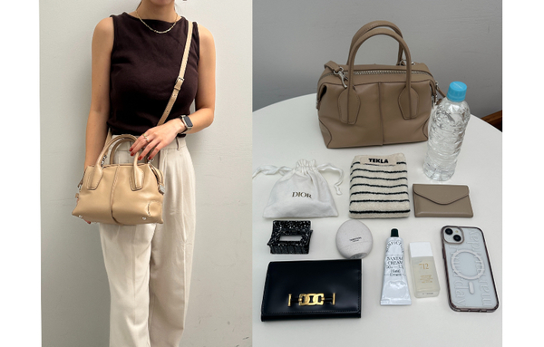 ショルダーストラップ付きの2WAY仕様!