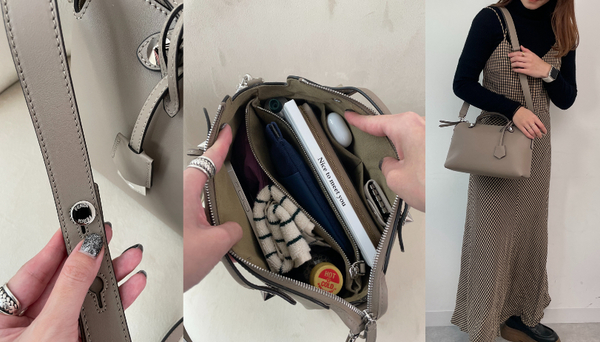 ショルダーストラップの長さ調節も楽々!