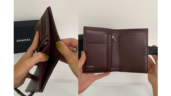 紙幣入れのスペースが広く、お札の大きさに関係なくきれいに収まる!