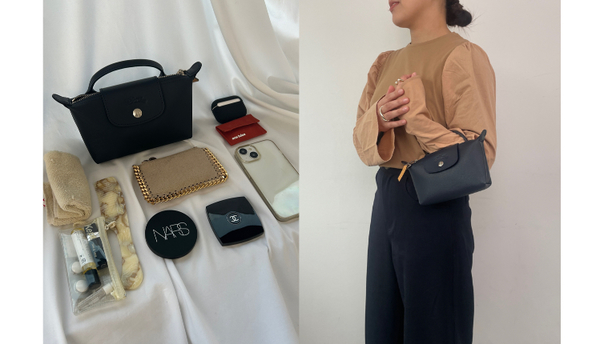 大人女性の必需品もスマートに収まる頼もしい収納力!