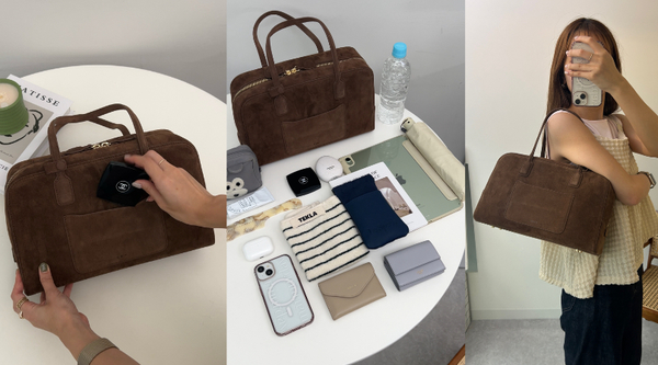 便利なアウトポケット&底鋲つき!