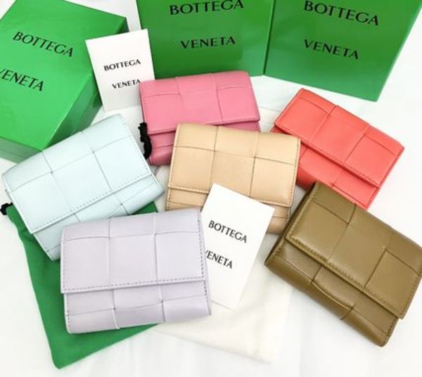 Bottega Veneta: Cassette Tri-Fold Zip Wallet 三つ折り財布