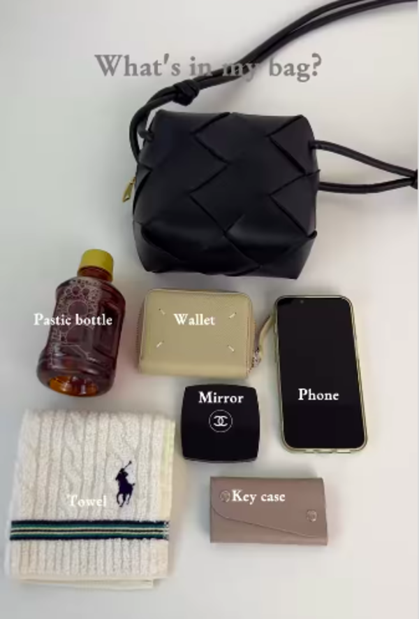 これだけの荷物が収まるよ♡