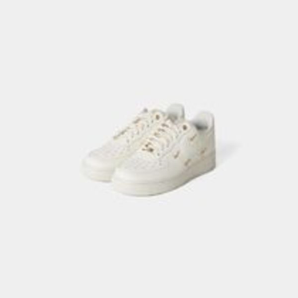 Nike【スウッシュロゴ☆White Mini Gold Swooshes'】