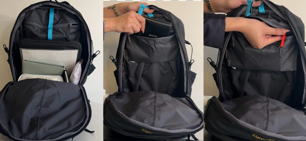 内側には鍵も取り付けられるフックが付属!