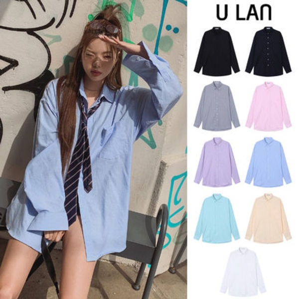 【U LAN】[U-BASIC] Canoline Oxford Shirt