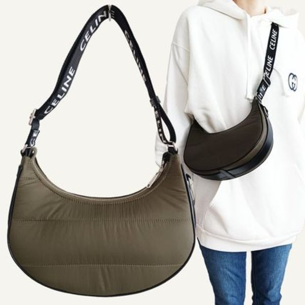 CELINE AVA キルティング ナイロン ショルダーバック
