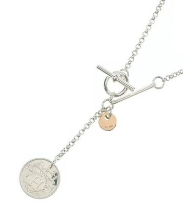 HERMES エルメス ネックレス Sv925、K18PG - 4800324O0005
