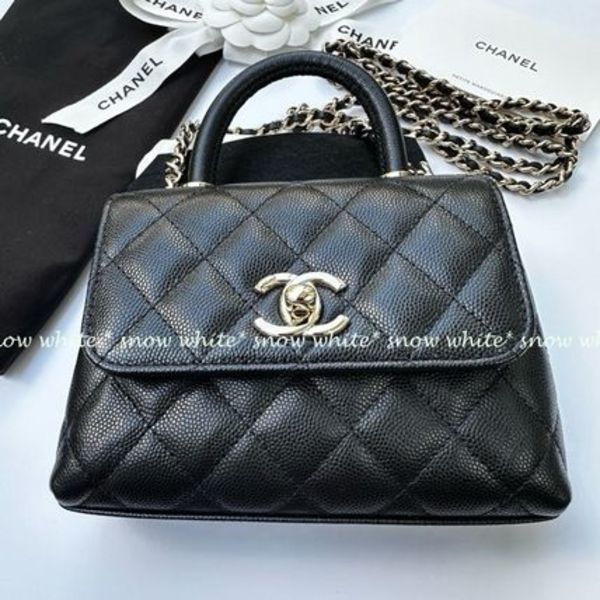 明日着 限定 ミニココハンドル♪ 斜掛けチェーンクラッチ CHANEL