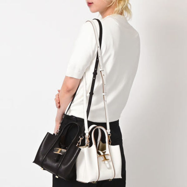 TOD'S T タイムレス ショッピング バッグ マイクロ XBWTSBA0000