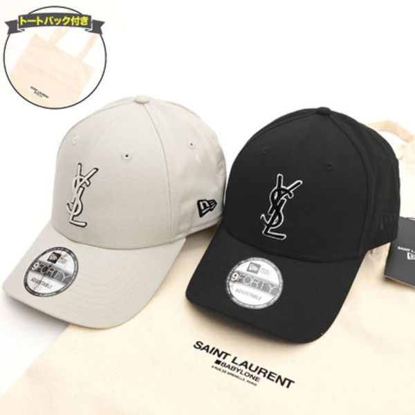 SAINT LAURENT ニューエラ YSL コラボ キャップ
