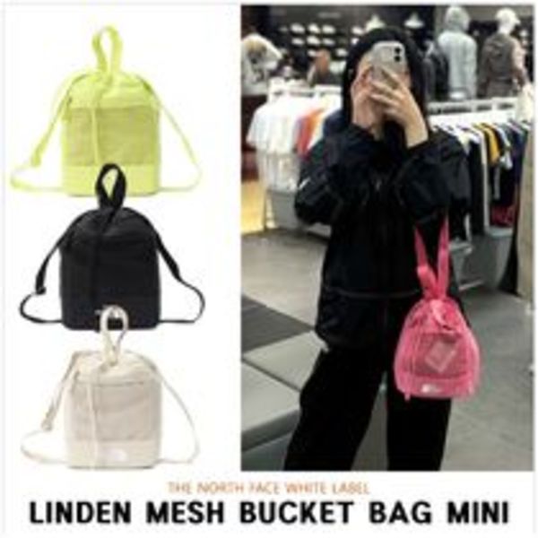 [ノースフェイス]LINDEN MESH バケットバッグ ミニ★25SS★男女