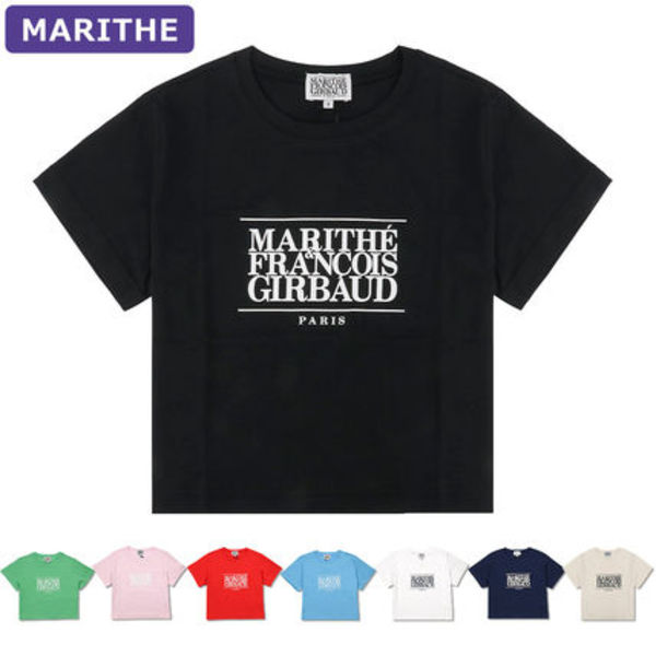 【即発】MARITHE + FRANCOIS GIRBAUD Tシャツ CLASSIC LOGO CROP
