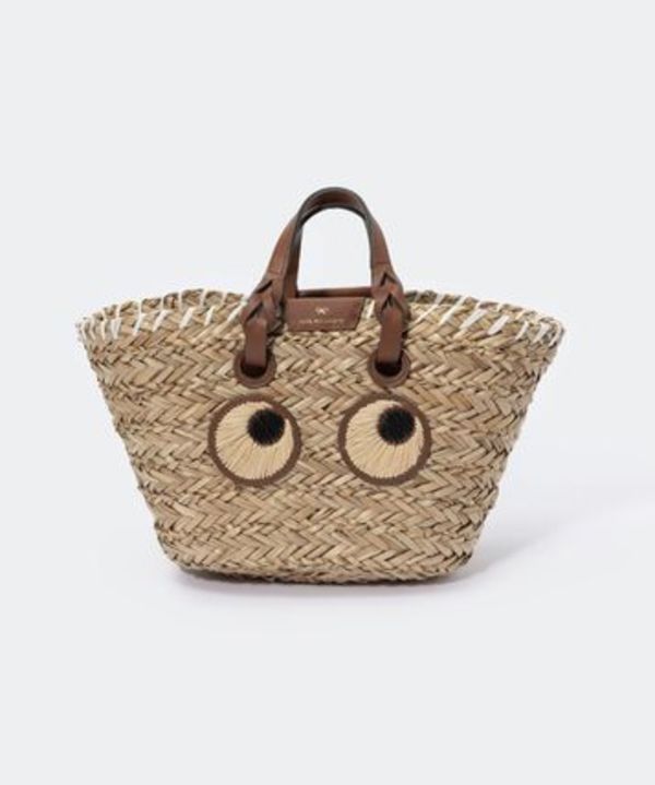 ANYA HINDMARCH 155120 ハンドバッグ Small Paper Eyes Basket