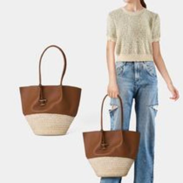 TOD'S  T TIMELESS ラフィアバッグ【関税・送料込】