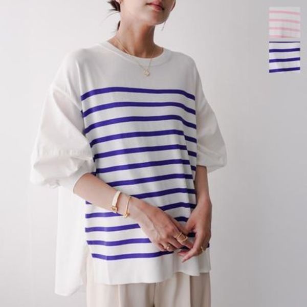 TORRAZZO DONNA ニット ブラウス 6259-551 ボーダー