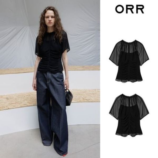 ORR Chiffon Shirring Blouse