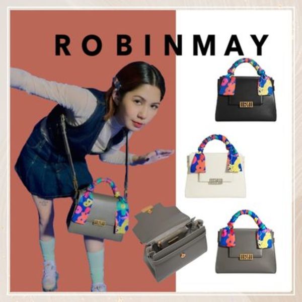 追跡有★ROBINMAY 2WAY スカーフ付き トートバッグ B224