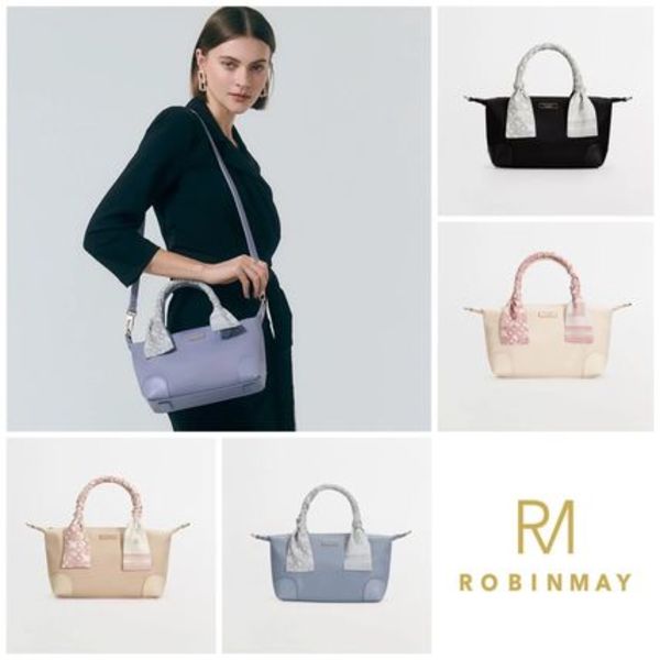 追跡有★ROBINMAY ナイロン ミニ トートバッグ ショルダーバッグ