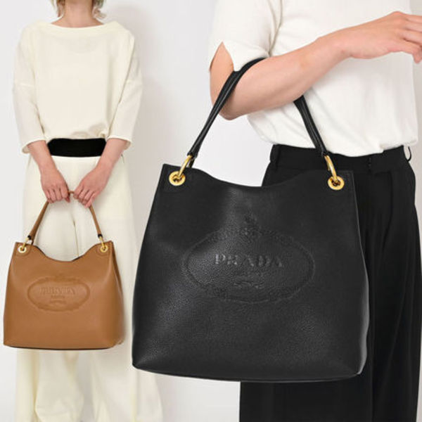 【最短翌日着】PRADA トートバック ワンハンドル 1BC051 2E8K