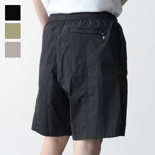 【国内即発】AMI PARIS ナイロンキャンバス スイムショーツ