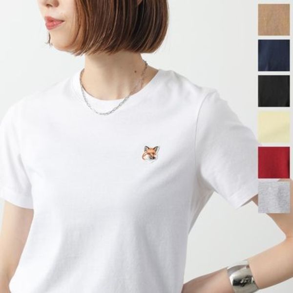 MAISON KITSUNE Tシャツ AW00103KJ0005 TEE-SHIRT FOX