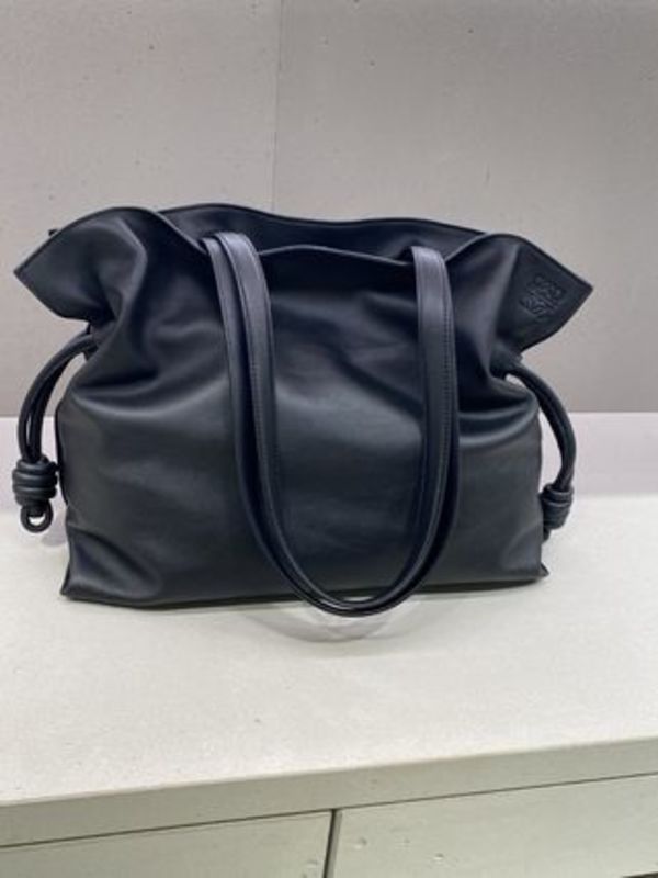 LOEWE☆フラメンコクラッチラージナパブラック