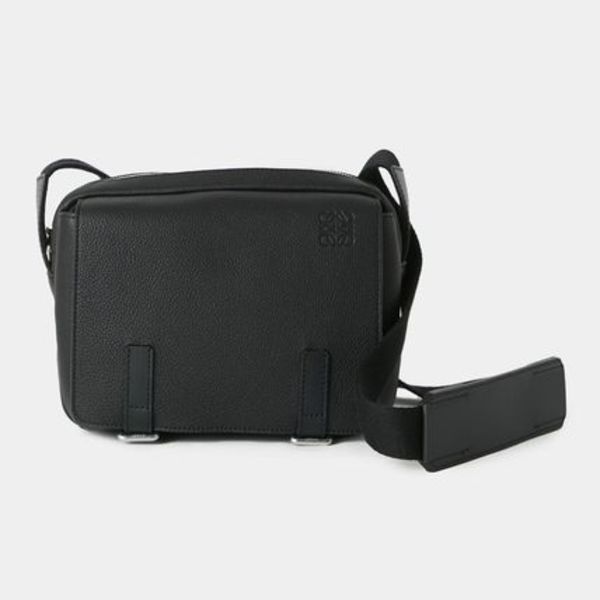 関税負担なし☆LOEWE ミリタリー メッセンジャーバッグ XS