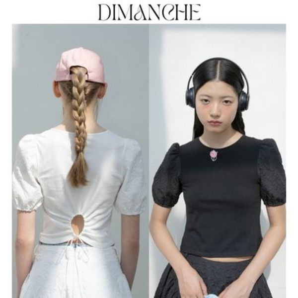 【DIMANCHE】PUFF SLEEVE TOP