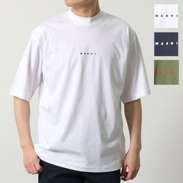 MARNI Tシャツ HUMU0223P1 USCS87 コットン ちびロゴT