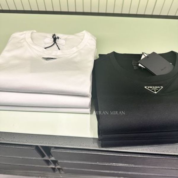 追跡付き発送【PRADA】カラバリあり♪コットン Tシャツ
