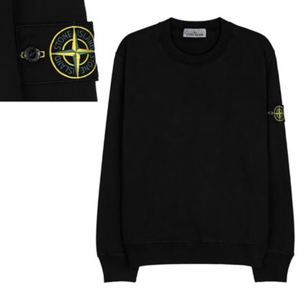 関税負担なし☆STONE ISLAND ロゴ ワッペンスウェットトレーナー