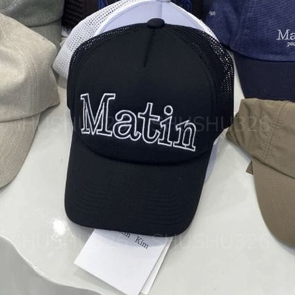 ★Matin Kim★MATIN MESH TRUCKER BALL CAP