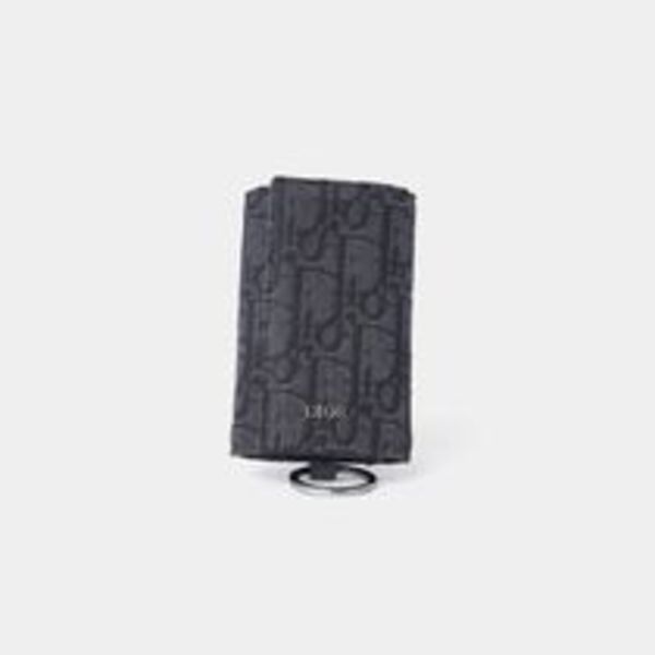 人気★Dior キーケース ディオール オブリーク ジャカード★上品