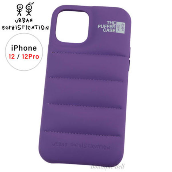 国内即発!Urban Sophistication iPhone12/12Proケース 紫