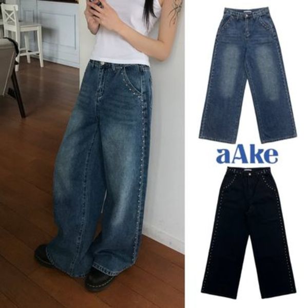 【AAKE】MINI STUD LINE DENIM