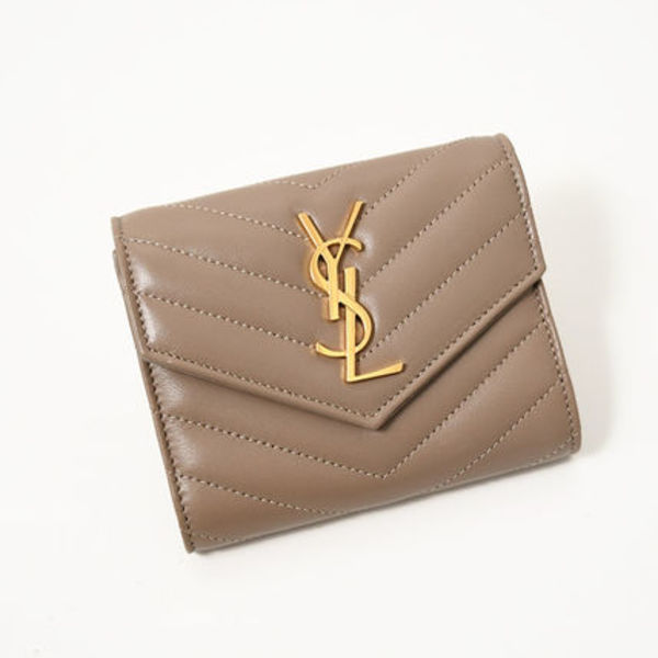 【国内即発】SAINT LAURENT カサンドラトリフォールドウォレット