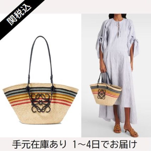 【関税送料込】LOEWE アナグラム バスケットバッグ ミディアム