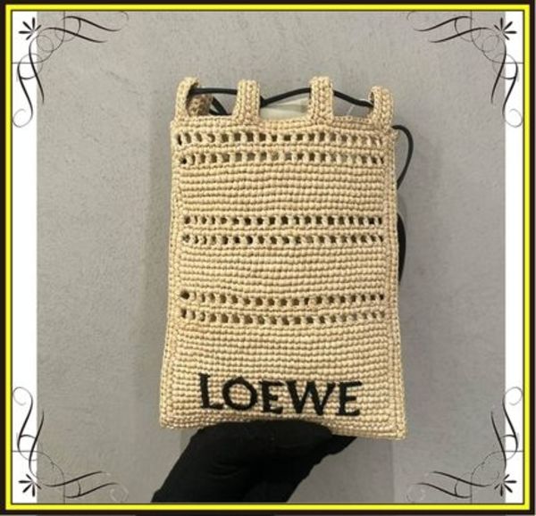 【LOEWE】ロエベ ドローストリング ポケット ロゴ ポシェット
