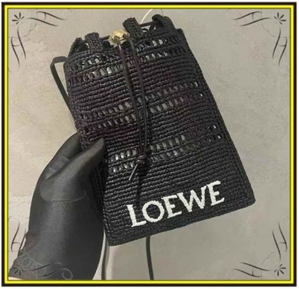 【LOEWE】ロエベ ドローストリング ポケット ロゴ ポシェット