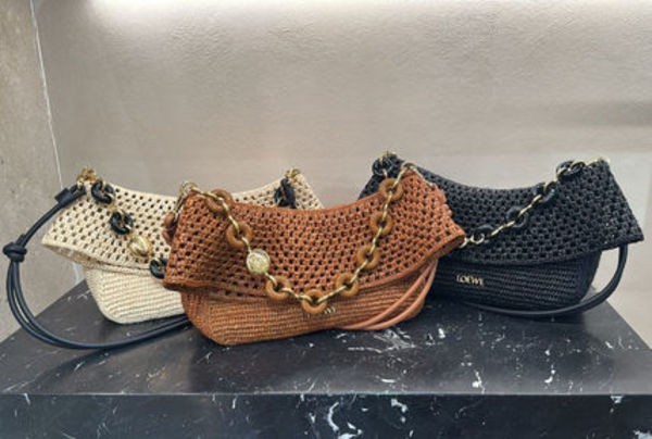LOEWE オラ バッグ ミディアム(ラフィア&カーフ)